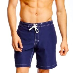 Trunks Marine Board Shorts Men Color Navy Size M